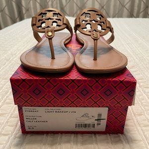 Tory Burch Miller sandal in Light Makeup size 8.5